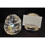 閃亮之星水晶鑽石造型名片座(y14507 辦公桌及梳妝檯用品、名片座-名片座-鑽石名片座)